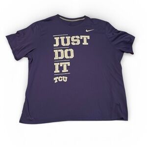 Nike “Just Do It” TCU Dri-fit T-shirt